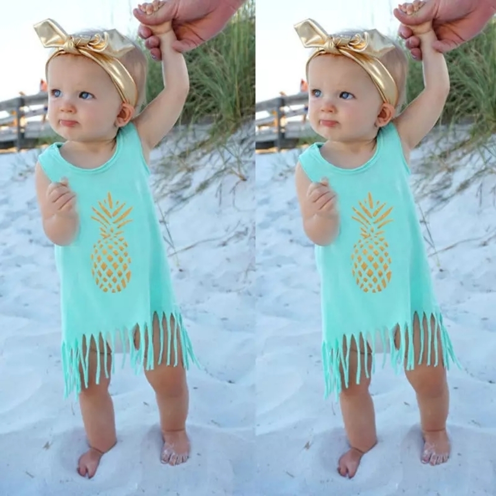 Sleeveless Baby dress 12mo